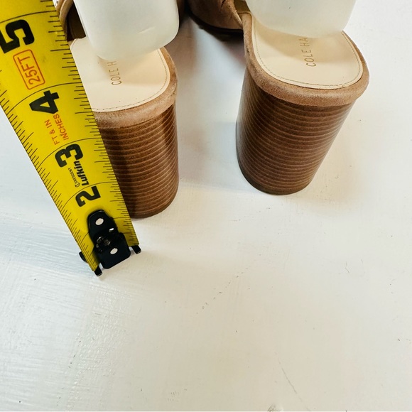 cole haan suede toe mule sandals beige size 11B - Picture 5 of 9